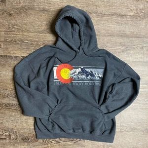 Colorado Rocky Mountains Gray Hoodie